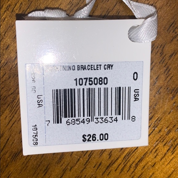 Swarovski Crystal Silver Elastic Bracelet - Picture 6 of 6